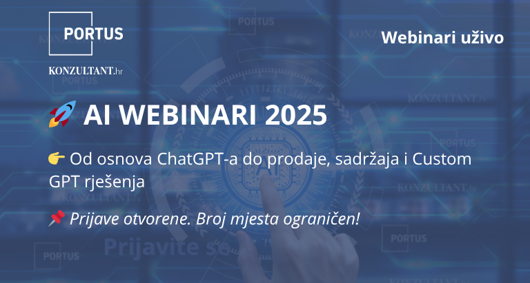 Nova serija AI webinara Nova serija AI webinara