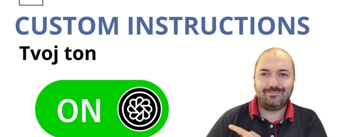 Hoćeš da ChatGPT piše kao ti? To rješavaju Custom Instructions.